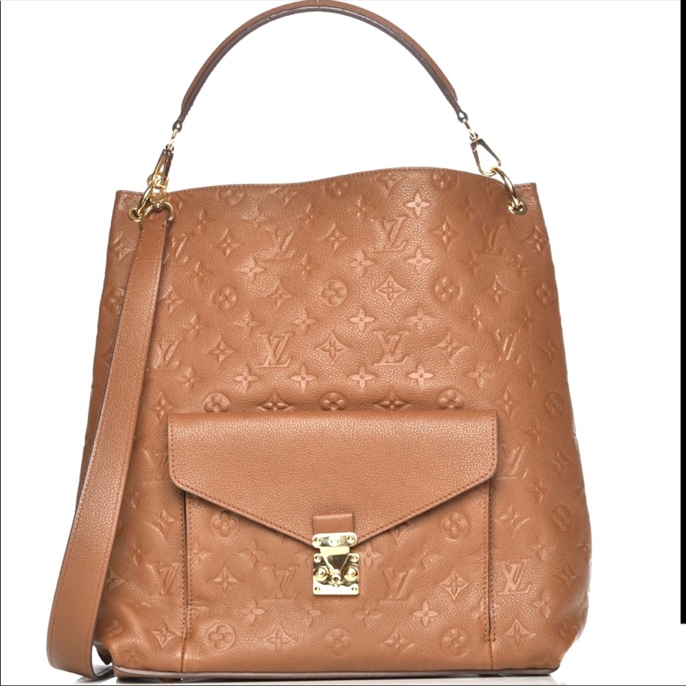 🔥ULTRA RARE🔥TAN LEATHER METIS HOBO LOUIS VUITTON